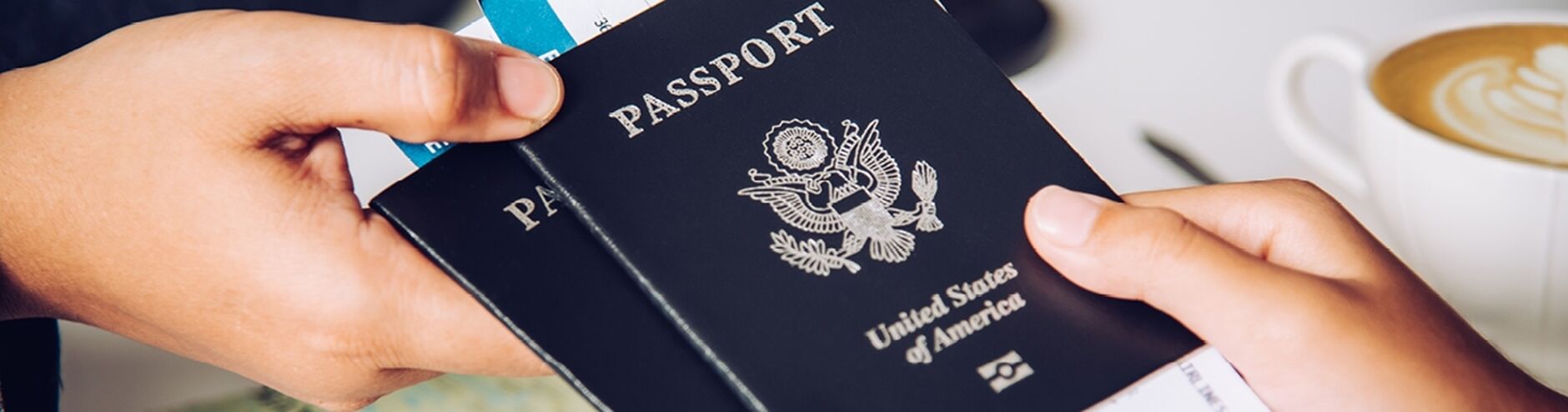 US Passports exchanging hands